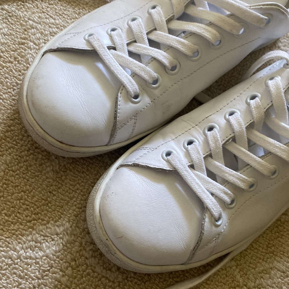 Re/done white sneakers 70s tennis barely worn size 37 - Picture 2 of 7
